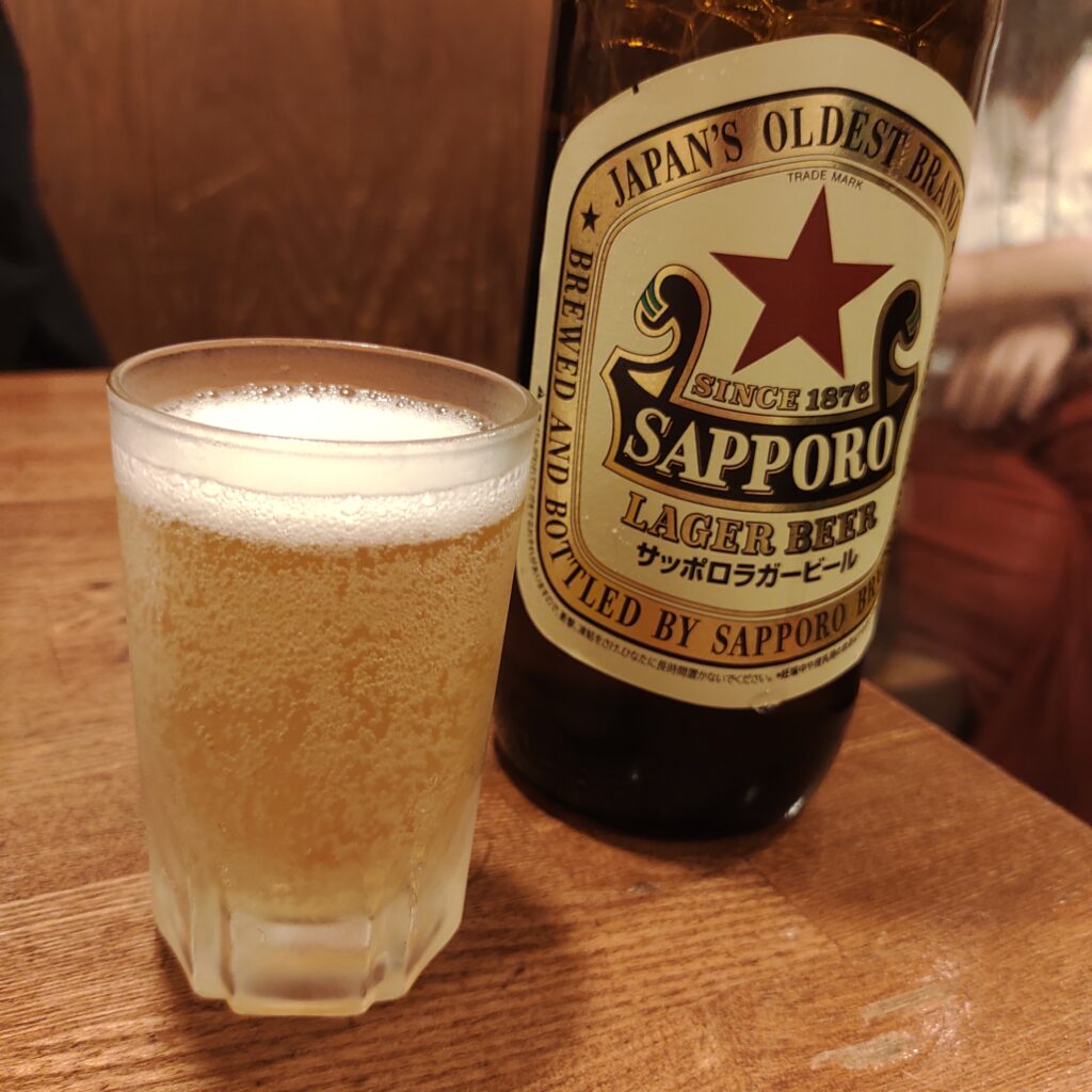 瓶ビール大（750円）