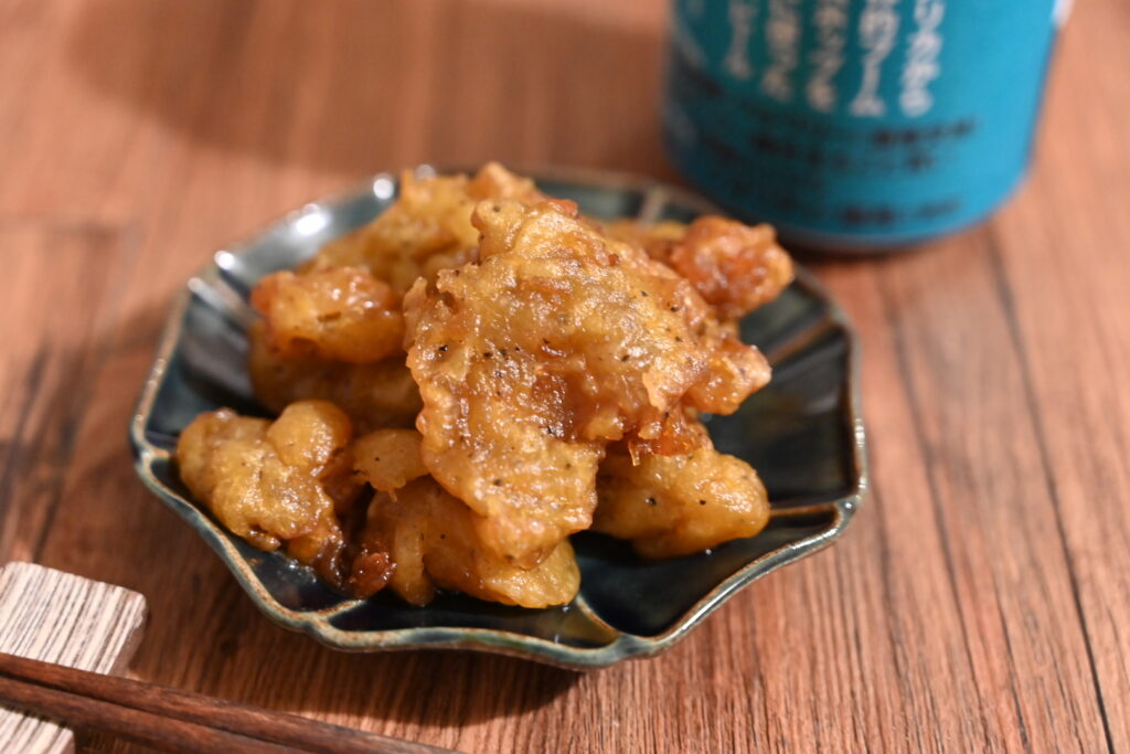 皮だけのフライドチキン
