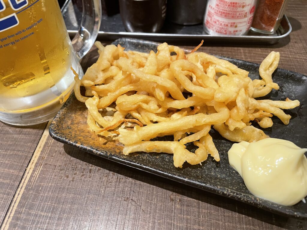 さきいかの天ぷら